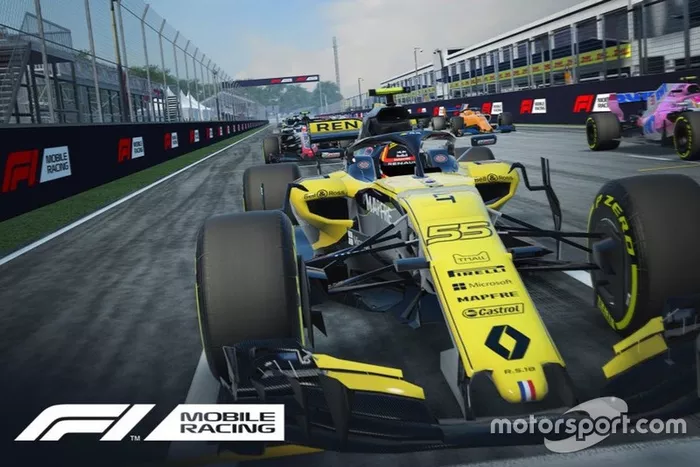 Captura del F1 Mobile Racing
