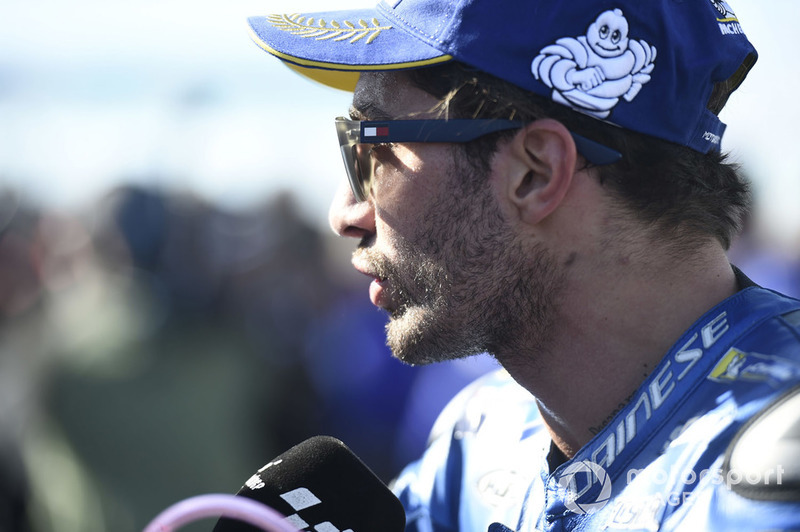 Il secondo classificato Andrea Iannone, Team Suzuki MotoGP