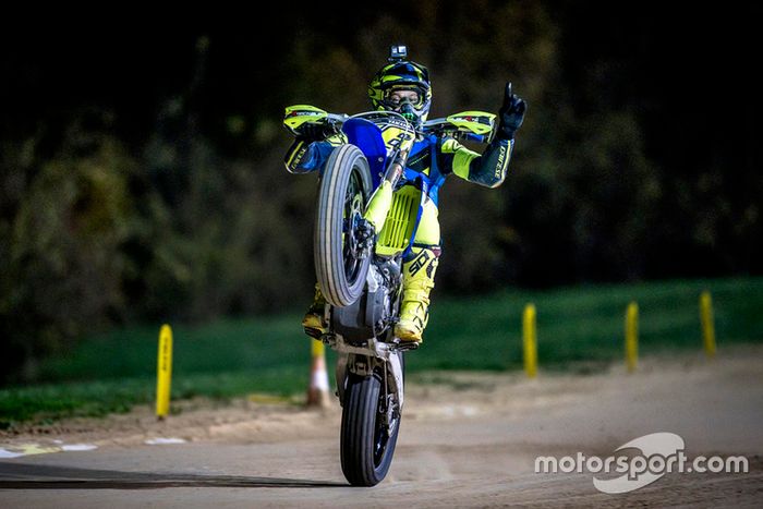 Valentino Rossi in azione