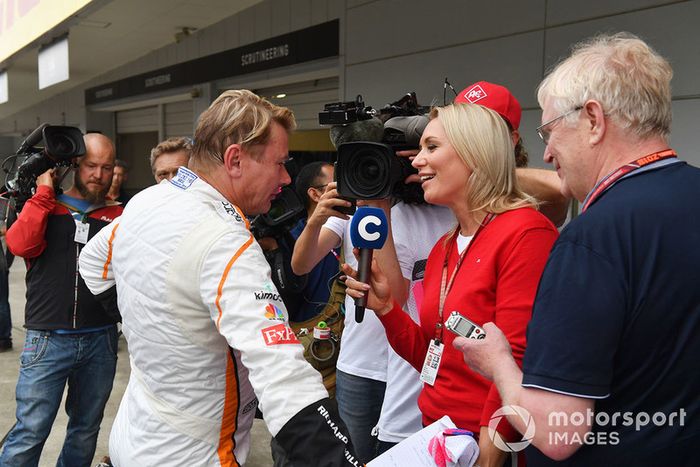 Mika Hakkinen Leyendas F1 30 Aniversario vuelta de Demostración