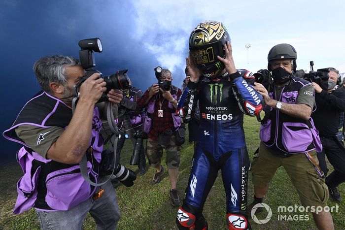 El campeón del mundo Fabio Quartararo, Yamaha Factory Racing