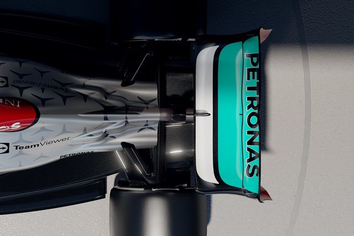 Detalle del Mercedes W13