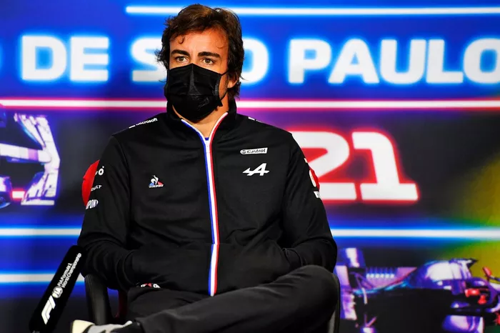 Fernando Alonso, Alpine F1 en la rueda de prensa