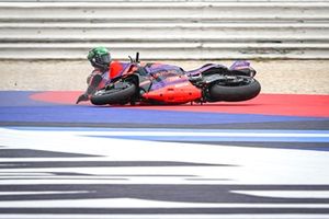 Franco Morbidelli, caída del Pramac Racing
