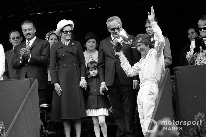 Winner Jochen Rindt, Lotus with Prince Rainier and Princess Grace