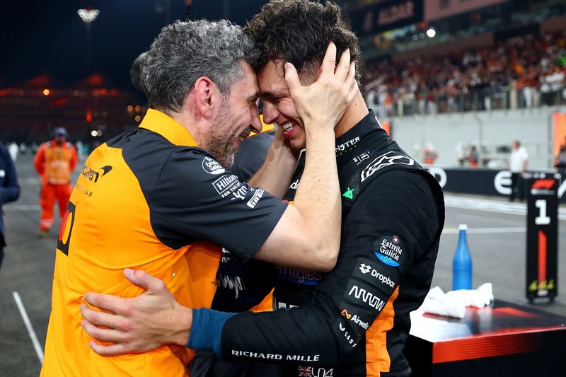 Lando Norris, McLaren, Andrea Stella