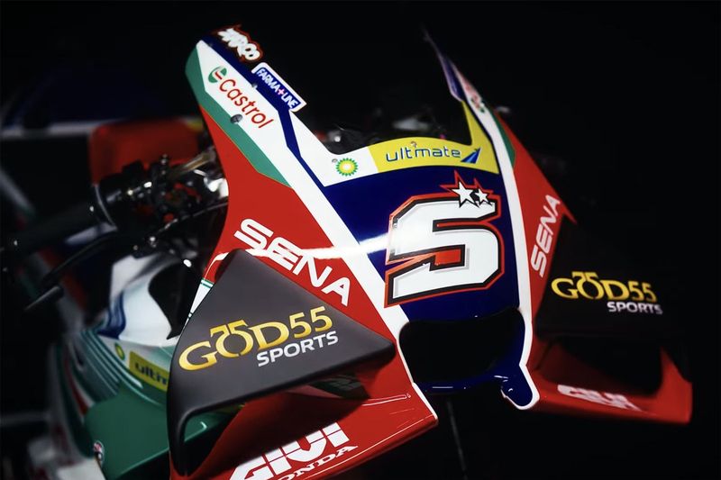 La moto de Johann Zarco, Team LCR Honda
