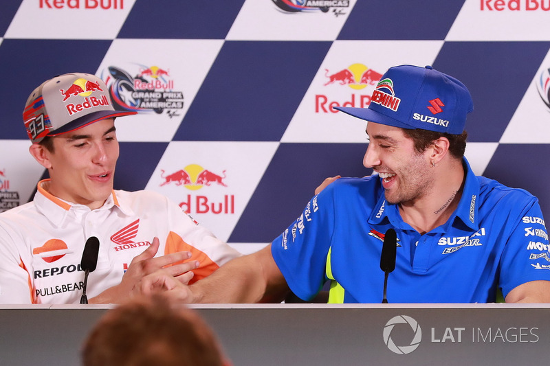 Press Conference: Marc Marquez, Repsol Honda Team, Andrea Iannone, Team Suzuki MotoGP