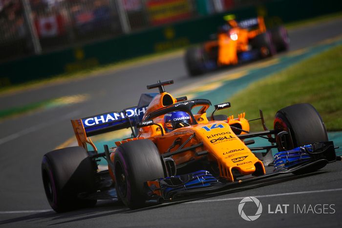 Fernando Alonso, McLaren MCL33 Renault, Stoffel Vandoorne, McLaren MCL33 Renault