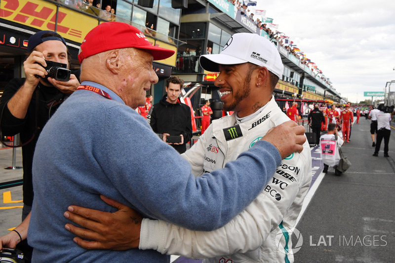 Lewis Hamilton dan Niki Lauda, Mercedes