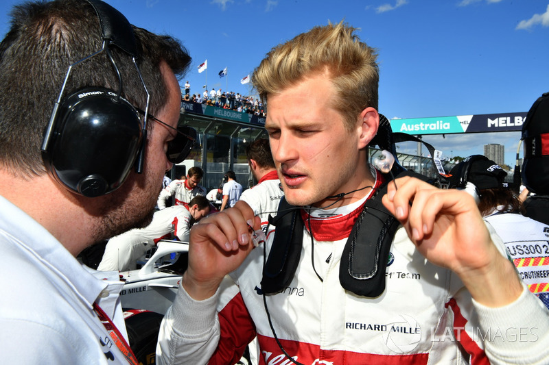 Marcus Ericsson, Sauber, in griglia