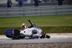 Yonny Hernandez, Aspar MotoGP Team crash