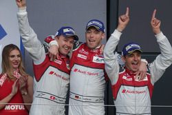 Ganadores, Marcel Fassler, Andre Lotterer, Benoit Treluyer, #07 Audi Sport Team Joest Audi R18 celeb
