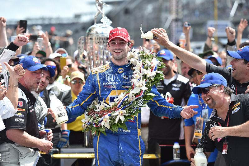 Alexander Rossi, Herta - Andretti Autosport Honda wint de 100ste Indy 500