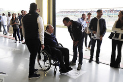 Sir Frank Williams, son Jonathan, Pastor Maldonado