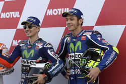 Поул-позиція Хорхе Лоренсо, Yamaha Factory Racing, третє місце Валентино Россі, Yamaha Factory Racin