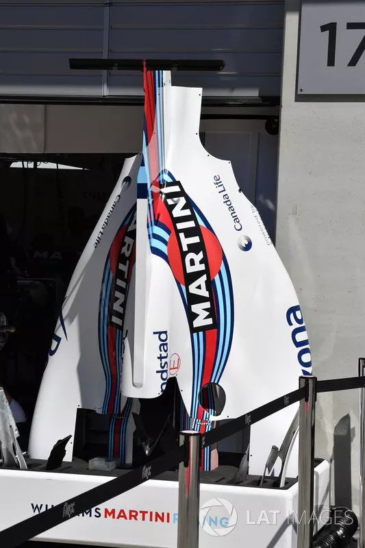 Tapa de motor del Williams FW40