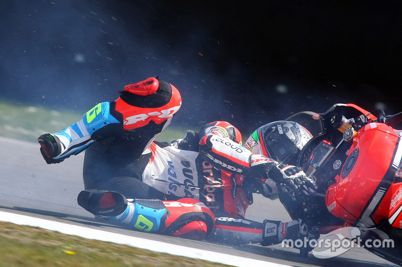 Marco Melandri, Ducati Team crash