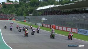 World SBK Imola: salida de la carrera Superpole
