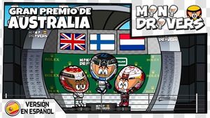 El GP de Australia de F1 2019 según MiniDrivers