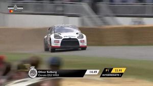 Goodwood FOS: Oliver Solberg está loco.