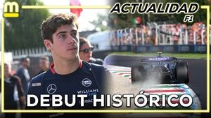 ¡FRANCO COLAPINTO SE LUCIÓ EN SU DEBUT CON WILLIAMS EN F1!