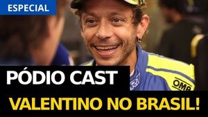 VALENTINO ROSSI no PÓDIO CAST!: MotoGP no Brasil, AMIZADE com ALEX BARROS, INTERLAGOS e mais!