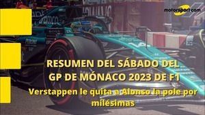 Resumen de la clasificación del GP de Mónaco 2023 de F1