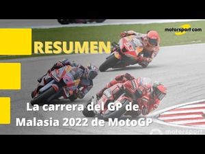 RESUMEN de la CARRERA del GP de MALASIA de MOTOGP: BAGNAIA acaricia el TÍTULO