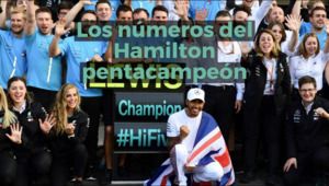 Los números del Hamilton pentacampeón