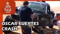 Dakar 2023 : Wypadek Oscara Fuertesa