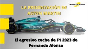 Aston Martin presenta el coche de Fernando Alonso de la temporada 2023 de F1, el AMR23