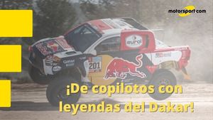 Copilotos por un día dos leyendas del Dakar: Al-Attiyah e Isidre Esteve