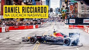 Daniel Ricciardo na ulicach Nashville