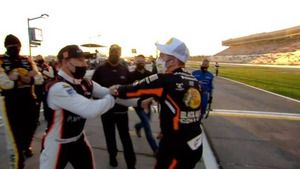 NASCAR: ángulo exclusivo de la pelea entre Gragson y Hemric