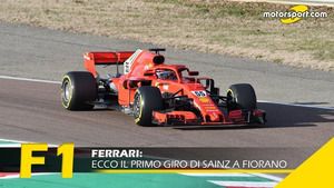 Así fue la primera vuelta de Carlos Sainz con un Ferrari de F1