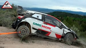 Szutrowe testy Toyoty Yaris WRC  - Sebastien Ogier & Julien Ingrassia