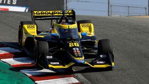 Herta mejora y se mantiene líder tras el primer día de test de Thermal IndyCar