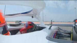 Primeras vueltas del Haas VF-21 en Bahrein con Nikita Mazepin