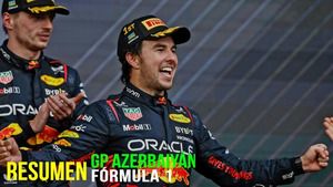 Resumen GP de Azerbaiyán F1 con Victoria de Checo Pérez