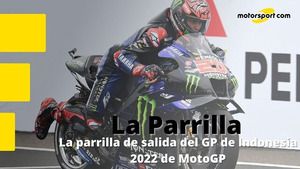 La parrilla de salida del GP de Indonesia 2022 de MotoGP