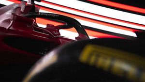 La presentacón del F1-75, el coche de Ferrari para la F1 2022