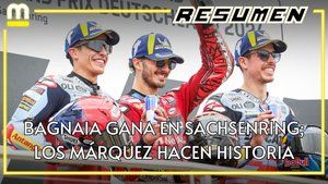 RESUMEN del GP de ALEMANIA de MOTOGP | MARTÍN cae, BAGNAIA gana y los MÁRQUEZ hacen HISTORIA