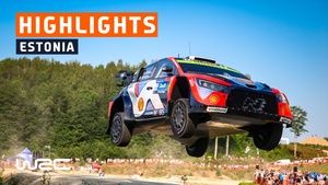 Lo más destacado del viernes por la tarde del Rally Delfi de Estonia