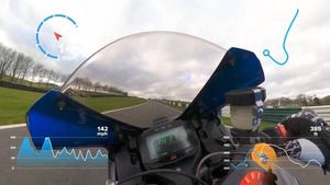 A bordo con Sylvain Guintoli en Cadwell Park