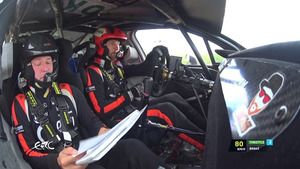 PZM 76th Rally Poland - Łukjaniuk na odcinku kwalifikacyjnym - onboard