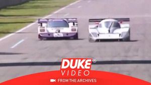 Martin Brundle vs. Mauro Baldi duelo en WSC 1990 en México