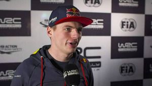 Max Verstappen se reúne con los pilotos del WRC en Montecarlo