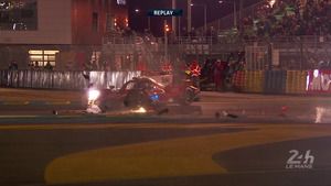 24H Le Mans 2019 - Kolizja Toyoty z Orecą