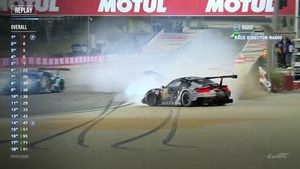 FIA WEC: 8h de Bahrein - Choque de Proton Dempsey Porsche